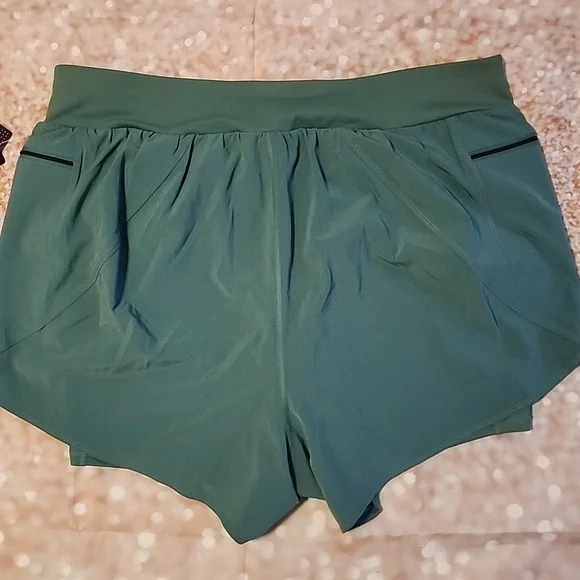 Torrid Sage Green Athletic Shorts - Picture 3 of 3